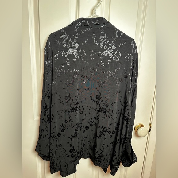 Topshop Black Floral Women's Cardigan - Picture 2 of 7